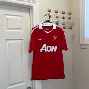 Nike - Machest United Soccer Football Kit Jersey - Red - S